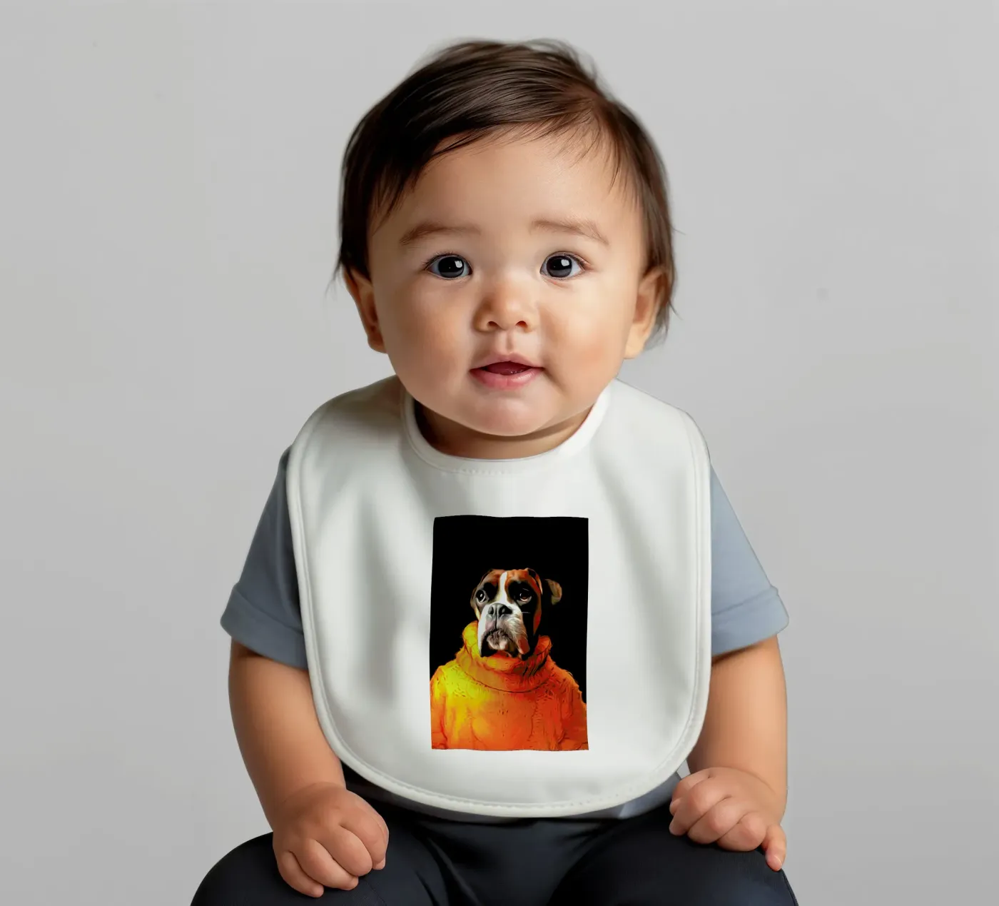 Trix baby bib by Tein Lucasson