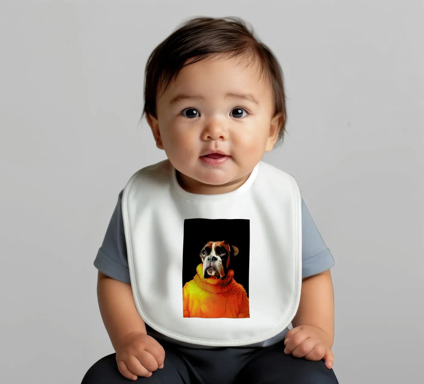 Trix baby bib by Tein Lucasson