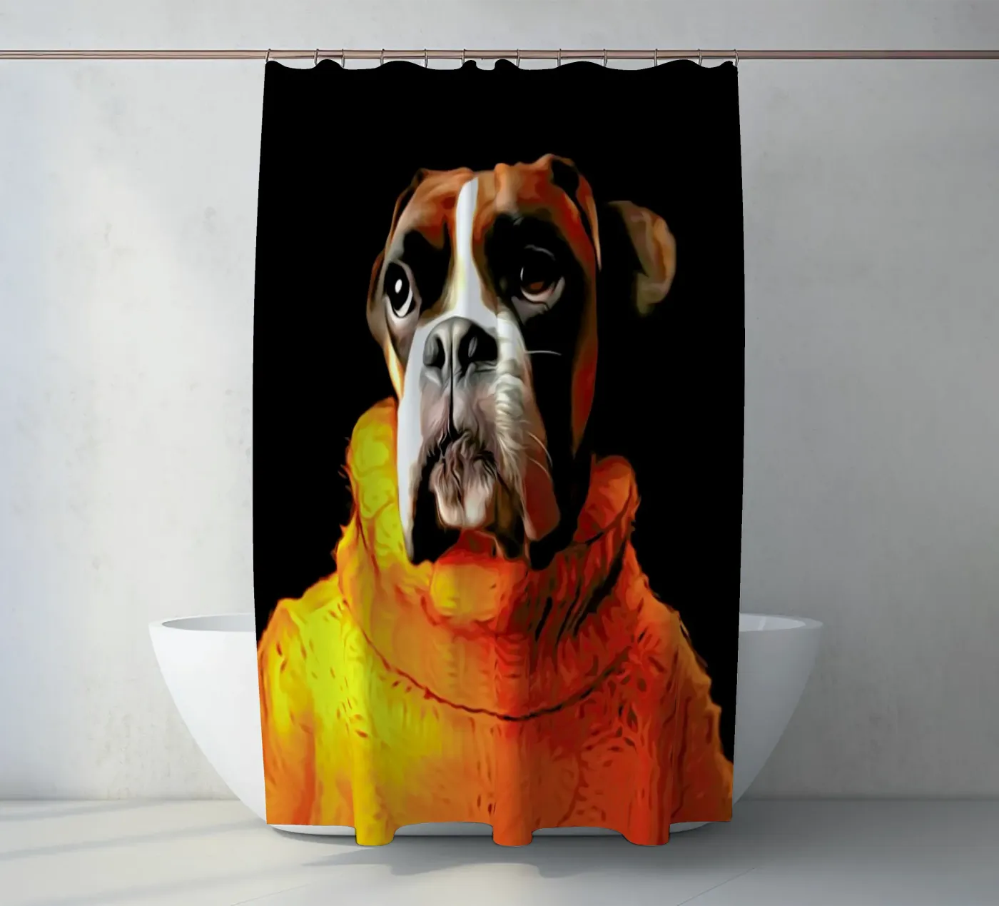 Trix douchegordijn van Tein Lucasson