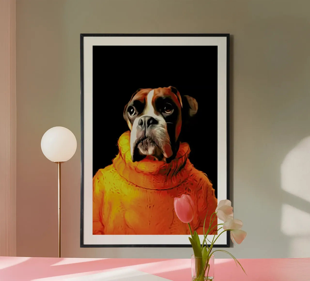 Trix poster con telaio in alluminio da Tein Lucasson