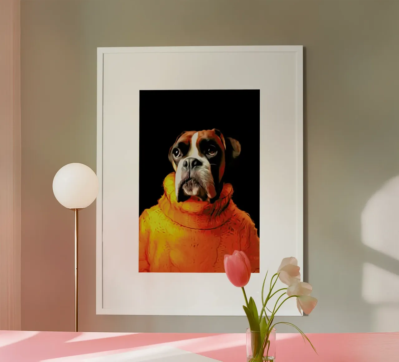 Trix poster con telaio in alluminio da Tein Lucasson