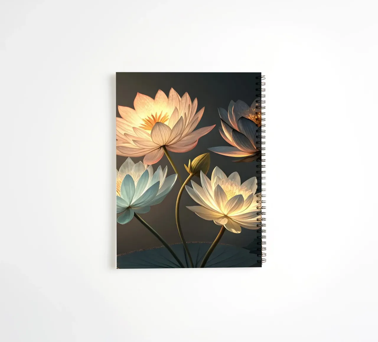Leuchtender Lotus-Traum Ringbuch von Artistic-shop