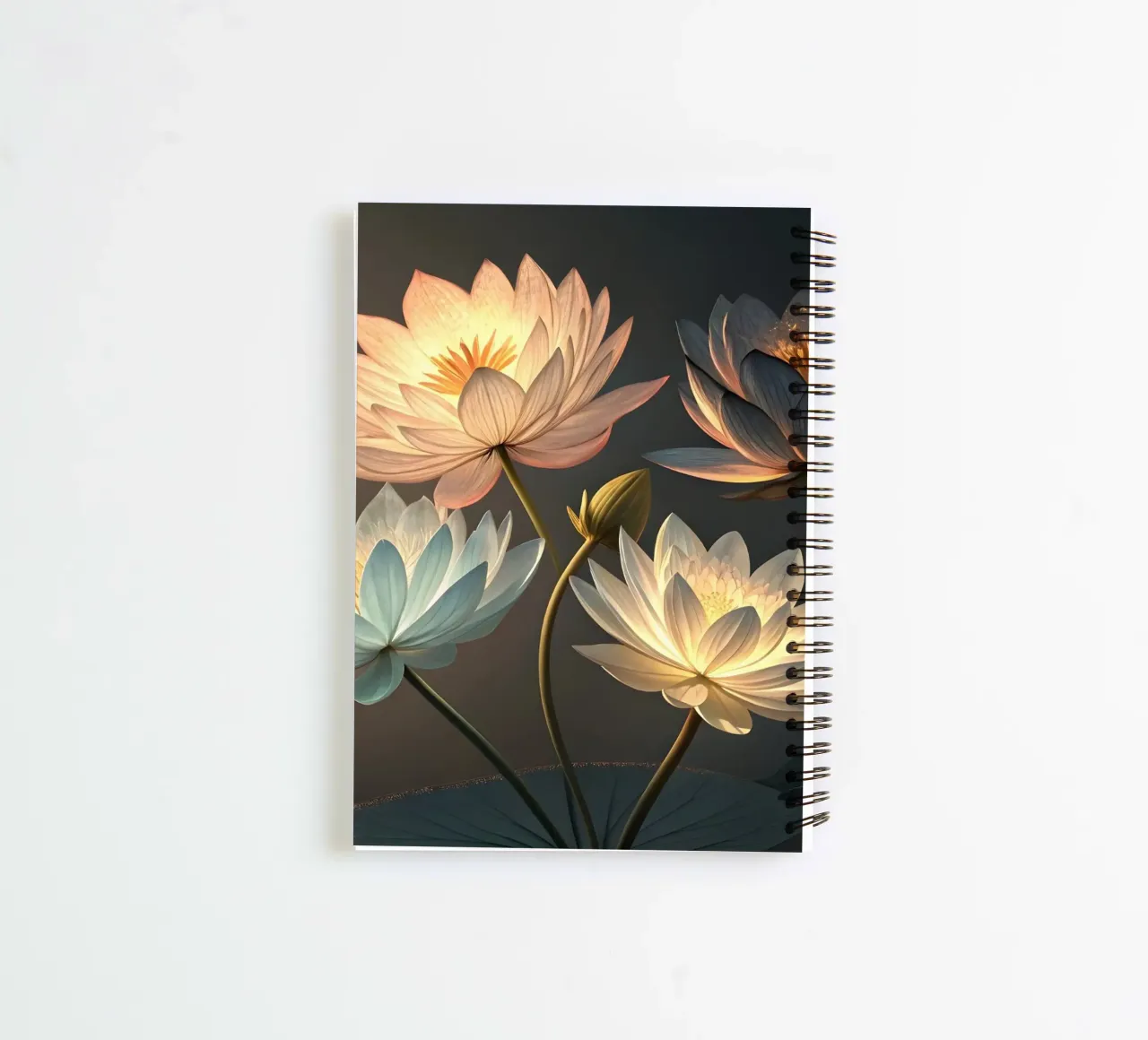 Leuchtender Lotus-Traum Ringbuch von Artistic-shop