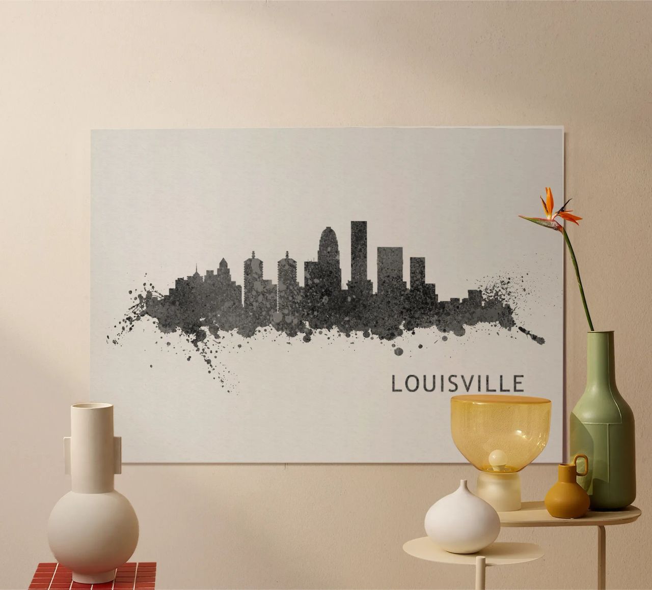 Louisville Kentucky Poster von Travelstudio