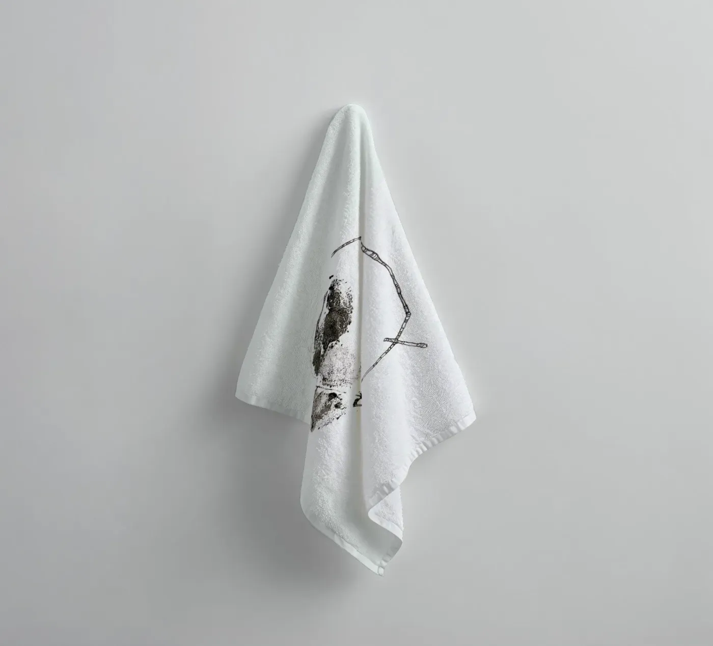 Q badhanddoek van Marina Guiu