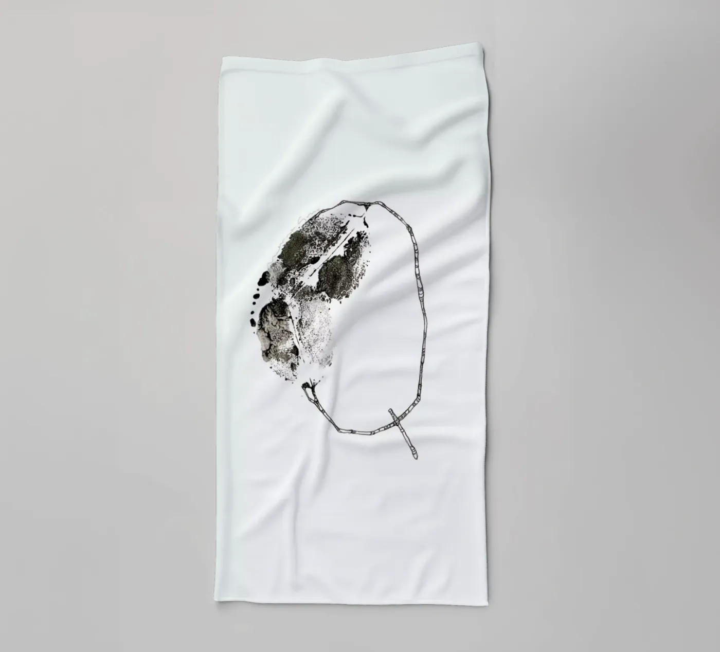 Q badhanddoek van Marina Guiu