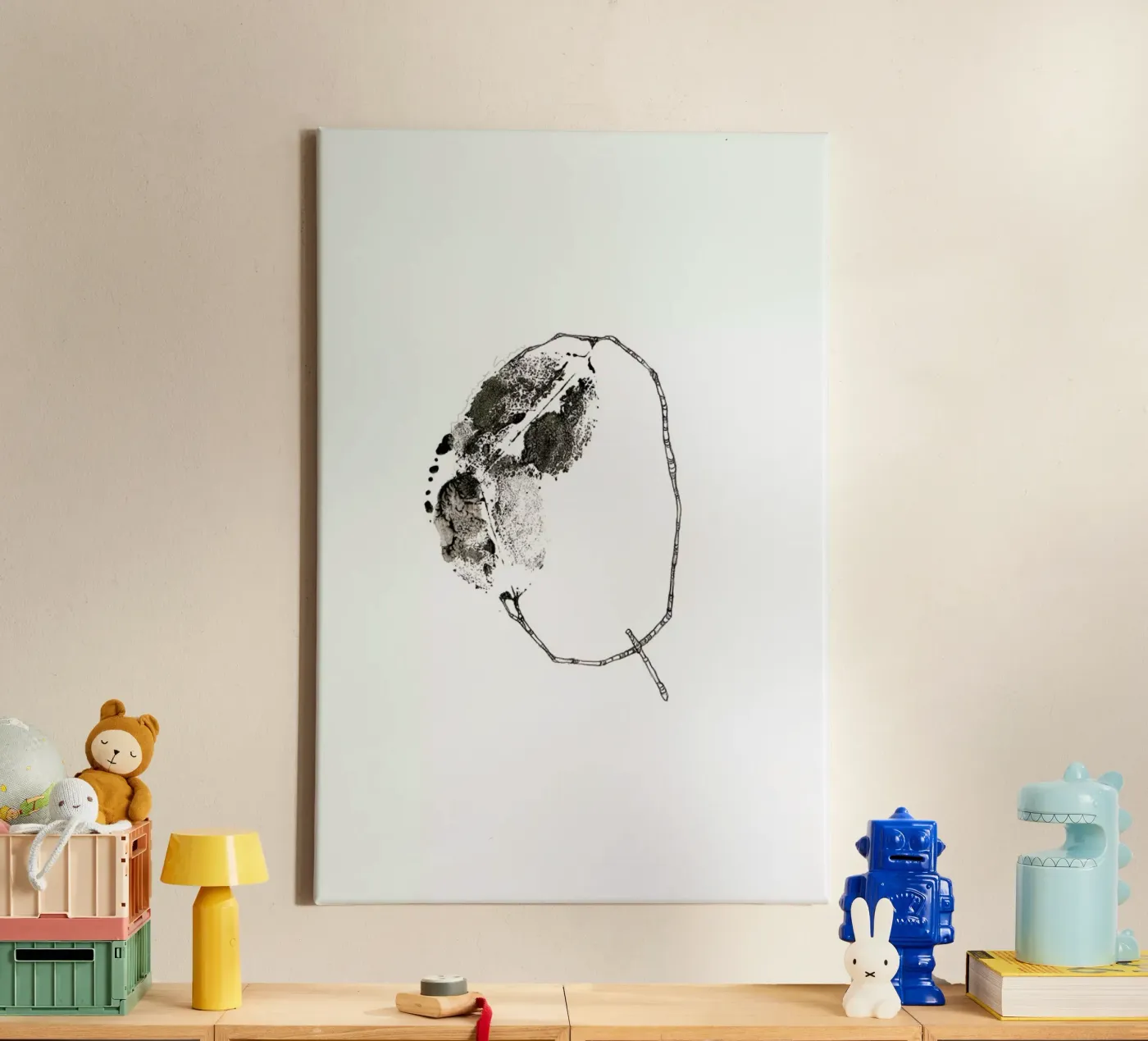Q canvas van Marina Guiu