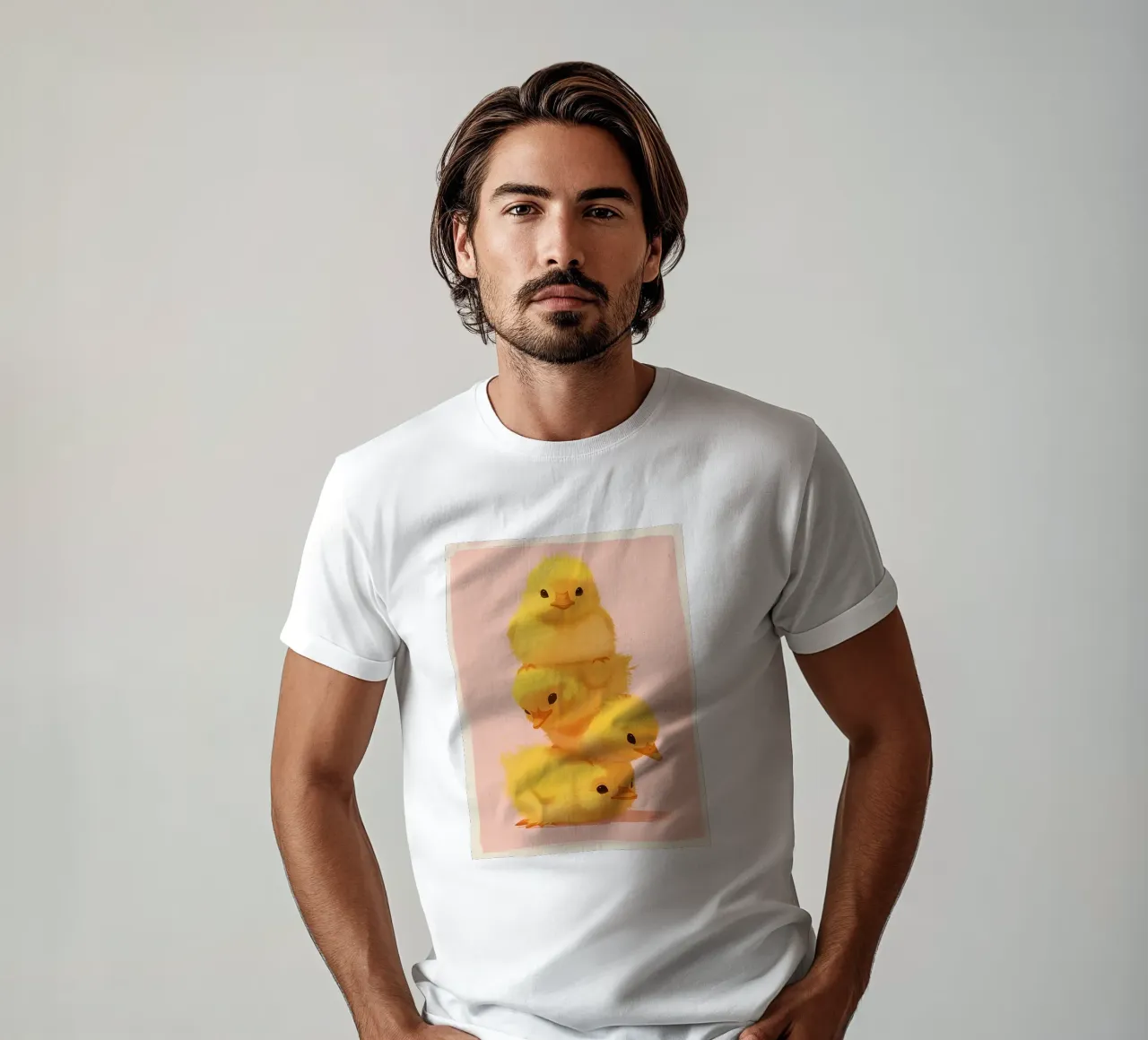 quattro amici anatroccoli t-shirt da Carinaprint