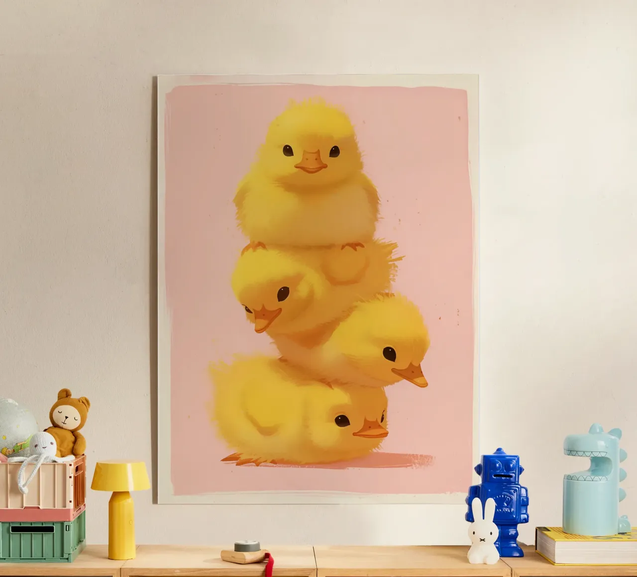 quattro amici anatroccoli plexiglass da Carinaprint