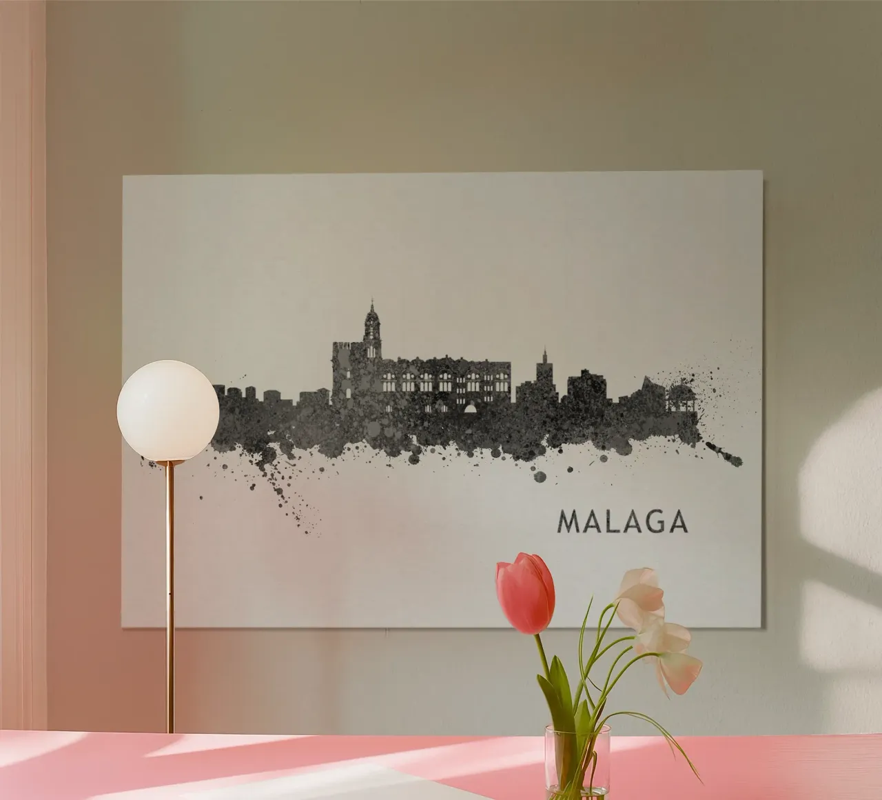Malaga Spain poster da Travelstudio