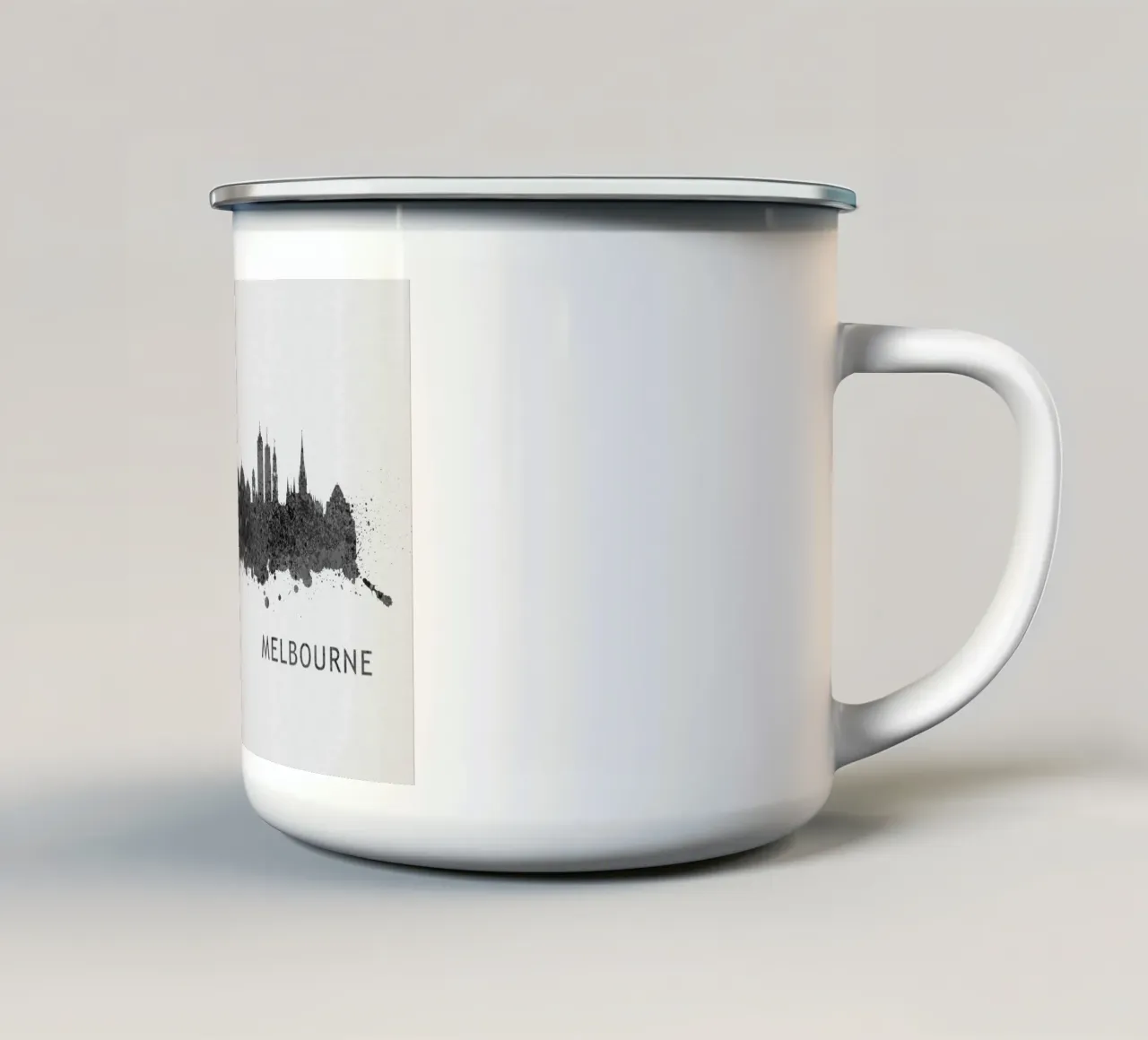Melbourne Australia tazza in smalto da Travelstudio