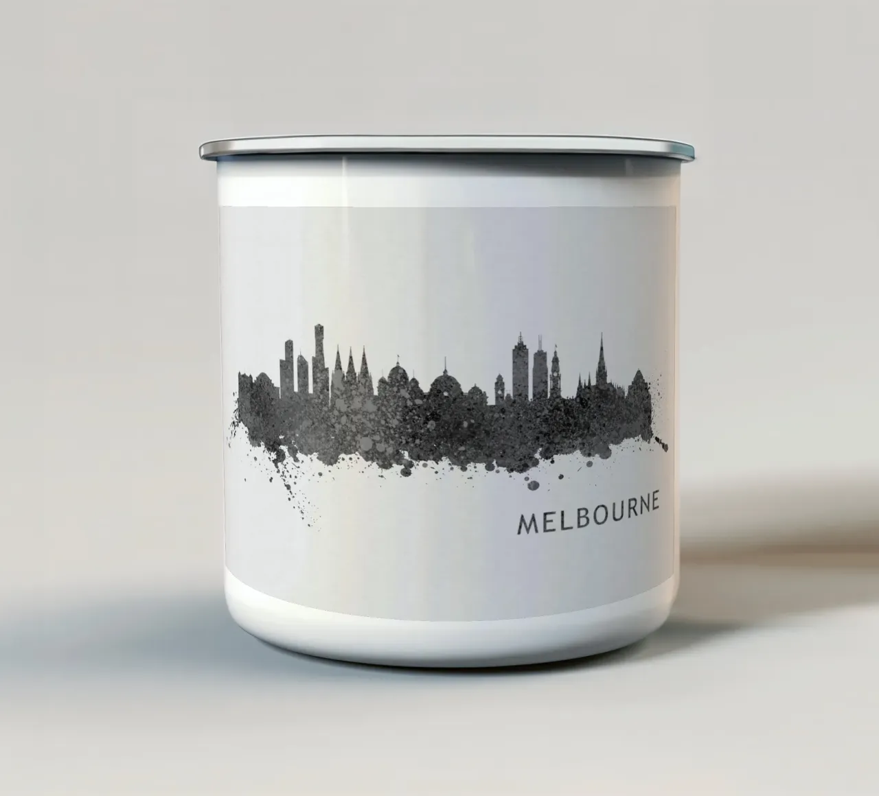 Melbourne Australia tazza in smalto da Travelstudio