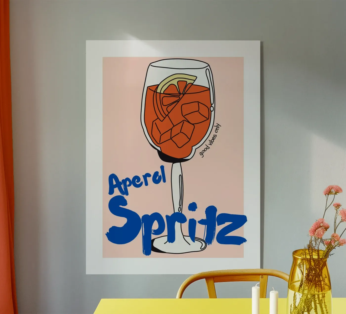 Aperol Spritz acryl van ArtDesign by KBK