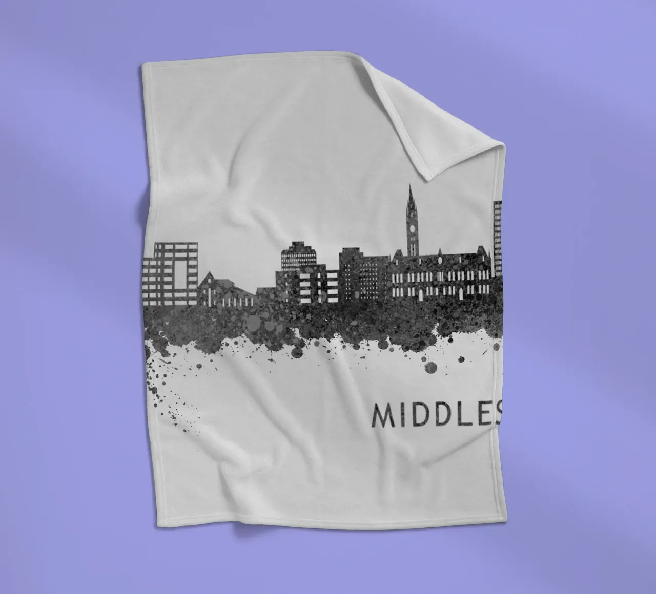 Middlesbrough England coperta in pile da Travelstudio