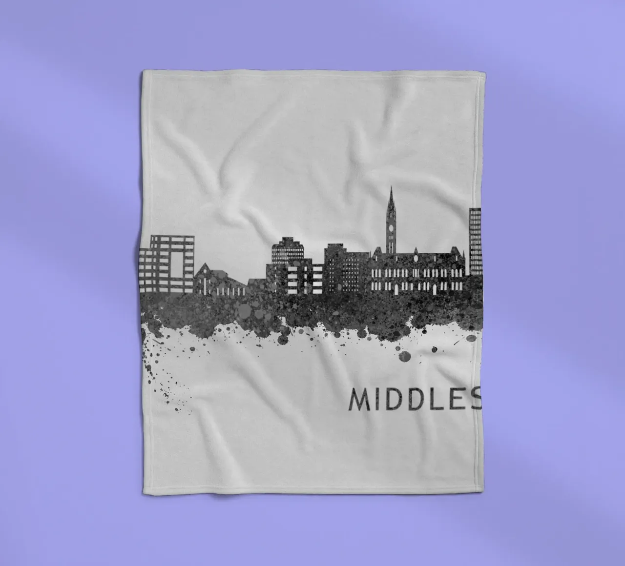 Middlesbrough England coperta in pile da Travelstudio