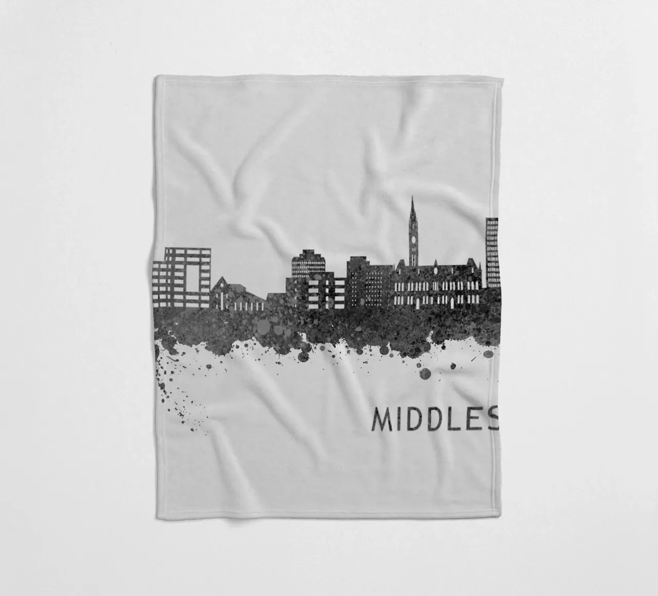 Middlesbrough England coperta in pile da Travelstudio