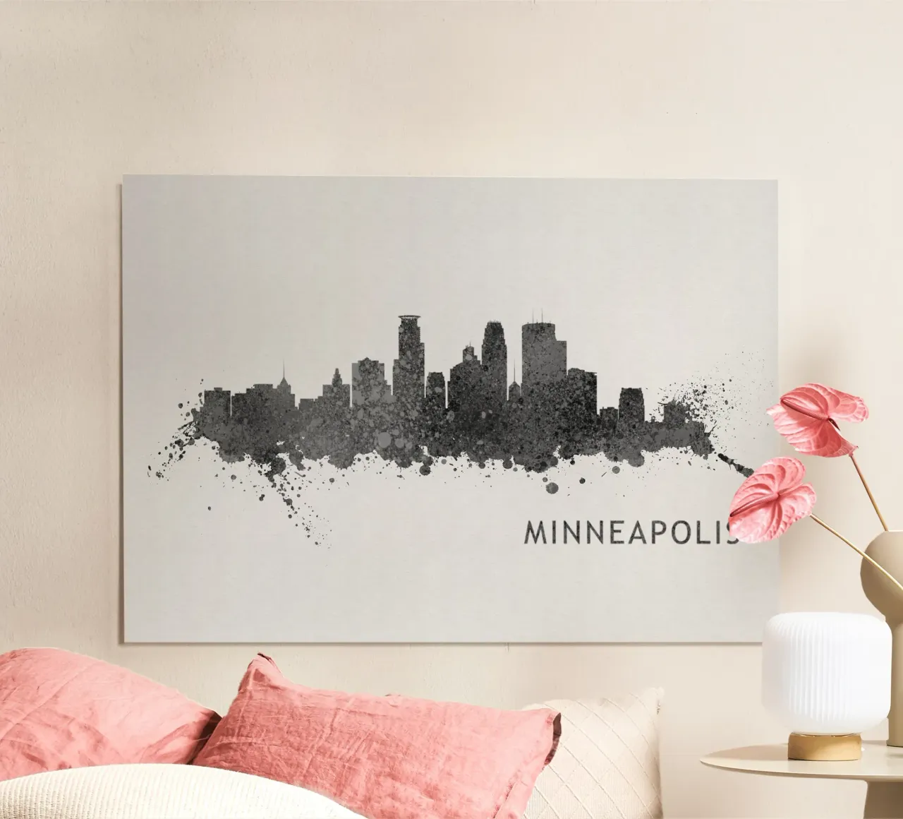 Minneapolis Minnesota carta hahnemühle da Travelstudio