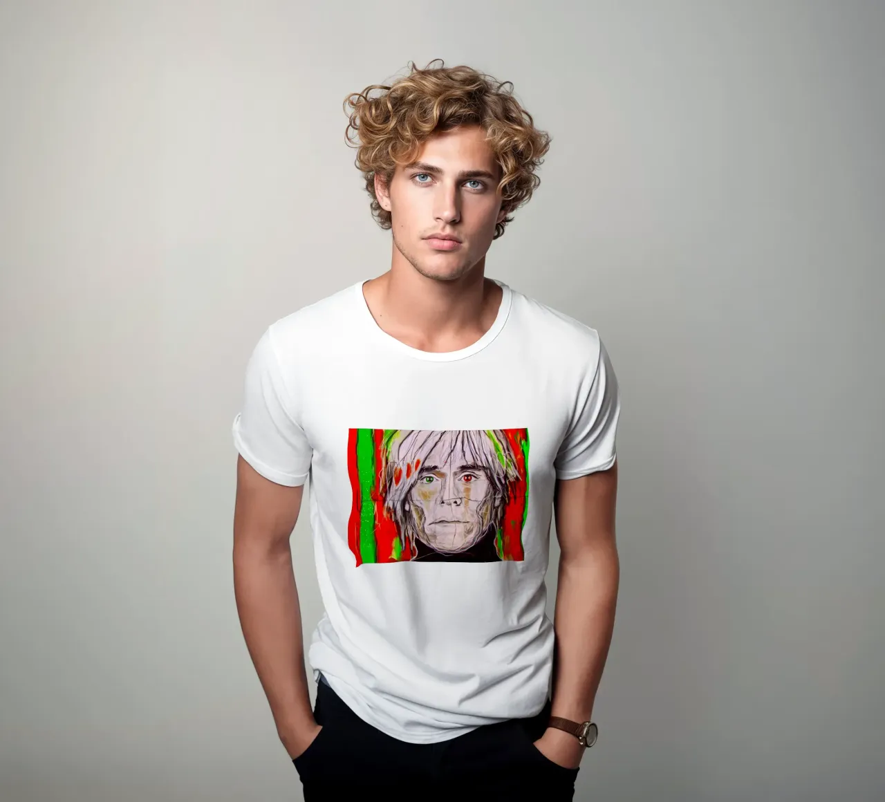 Pop Art 4 t-shirt da Happy 😃 Art 🎨 by Christine Schnoell