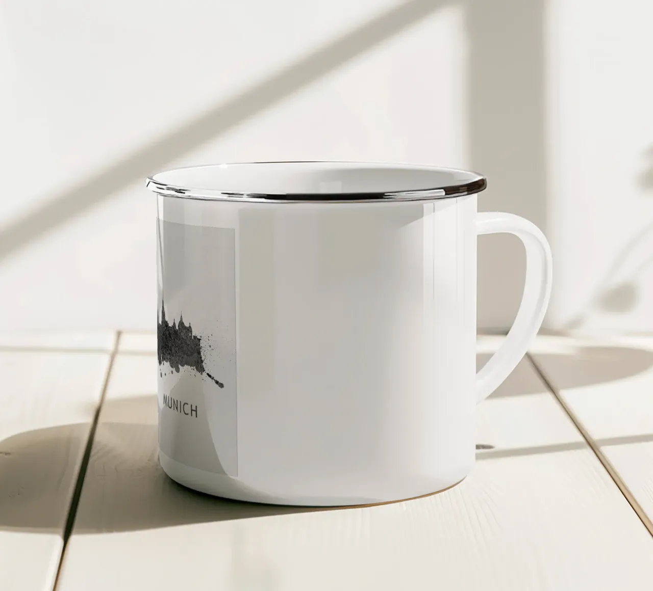 Munich Germany tazza in smalto da Travelstudio