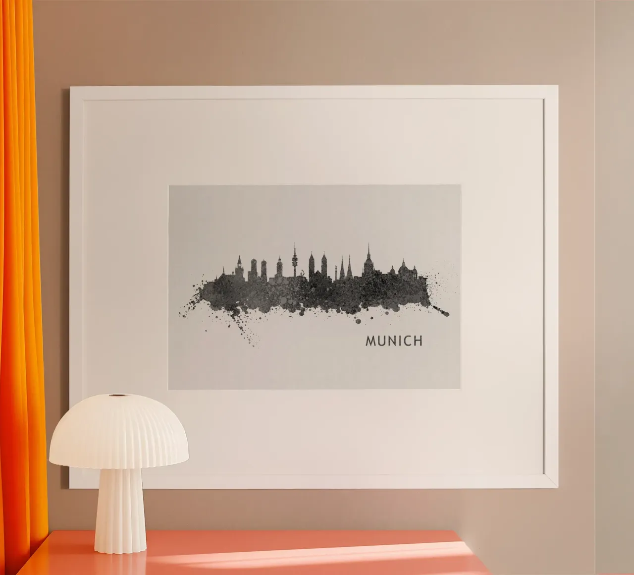Munich Germany poster con telaio in plastica da Travelstudio