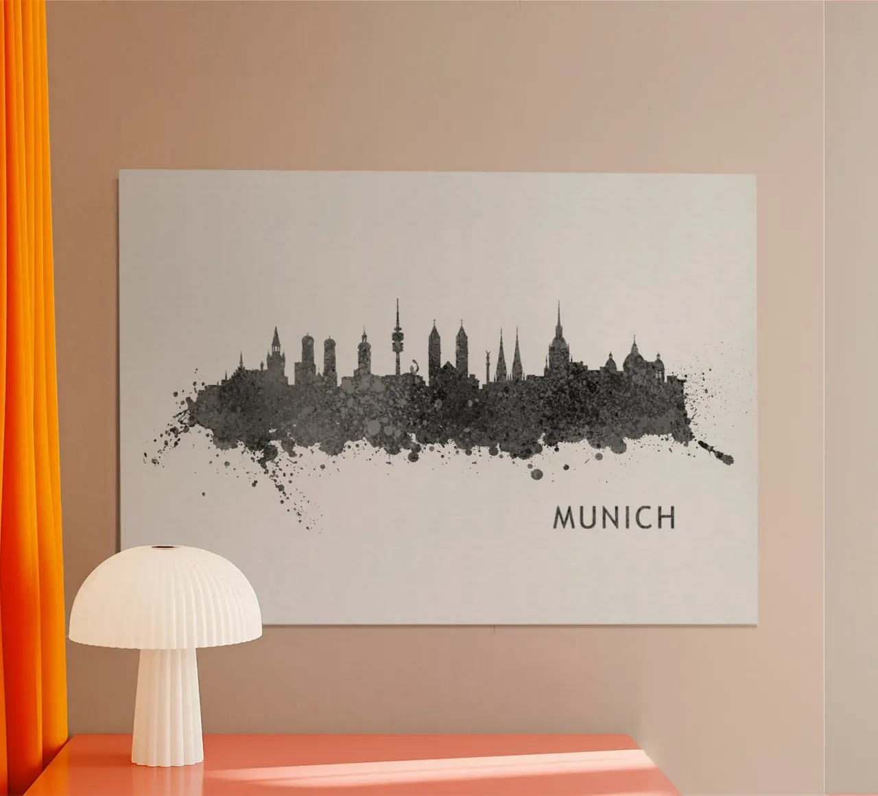 Munich Germany poster con telaio in plastica da Travelstudio