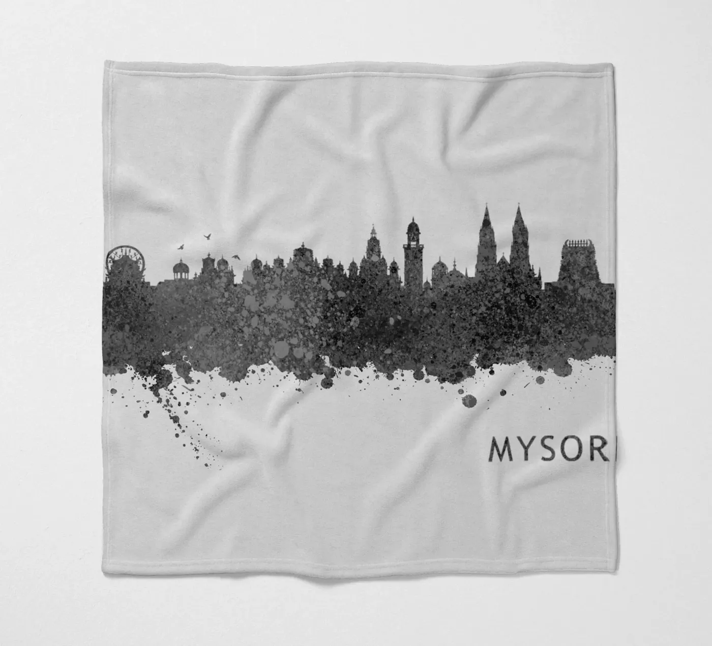 Mysore India fleecedeken van Travelstudio