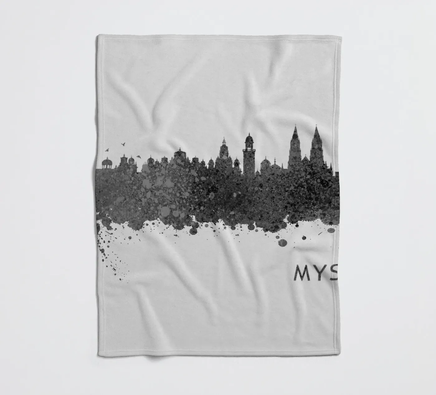 Mysore India fleecedeken van Travelstudio