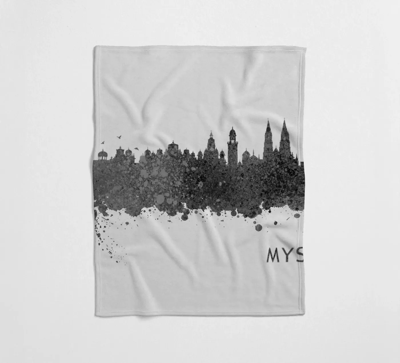 Mysore India fleecedeken van Travelstudio