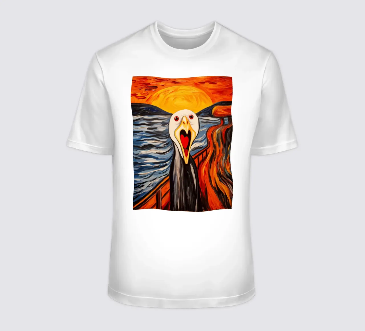 L'urlo del gabbiano - Ispirato a Edward Munch t-shirt da Autofocus