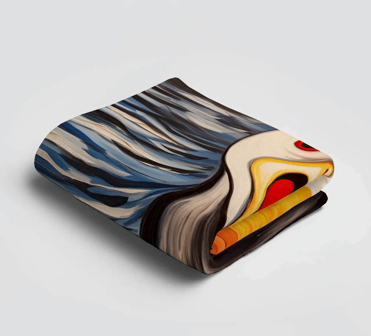 The Cry of the Seagull | Inspired by Edward Munch towel by Autofocus