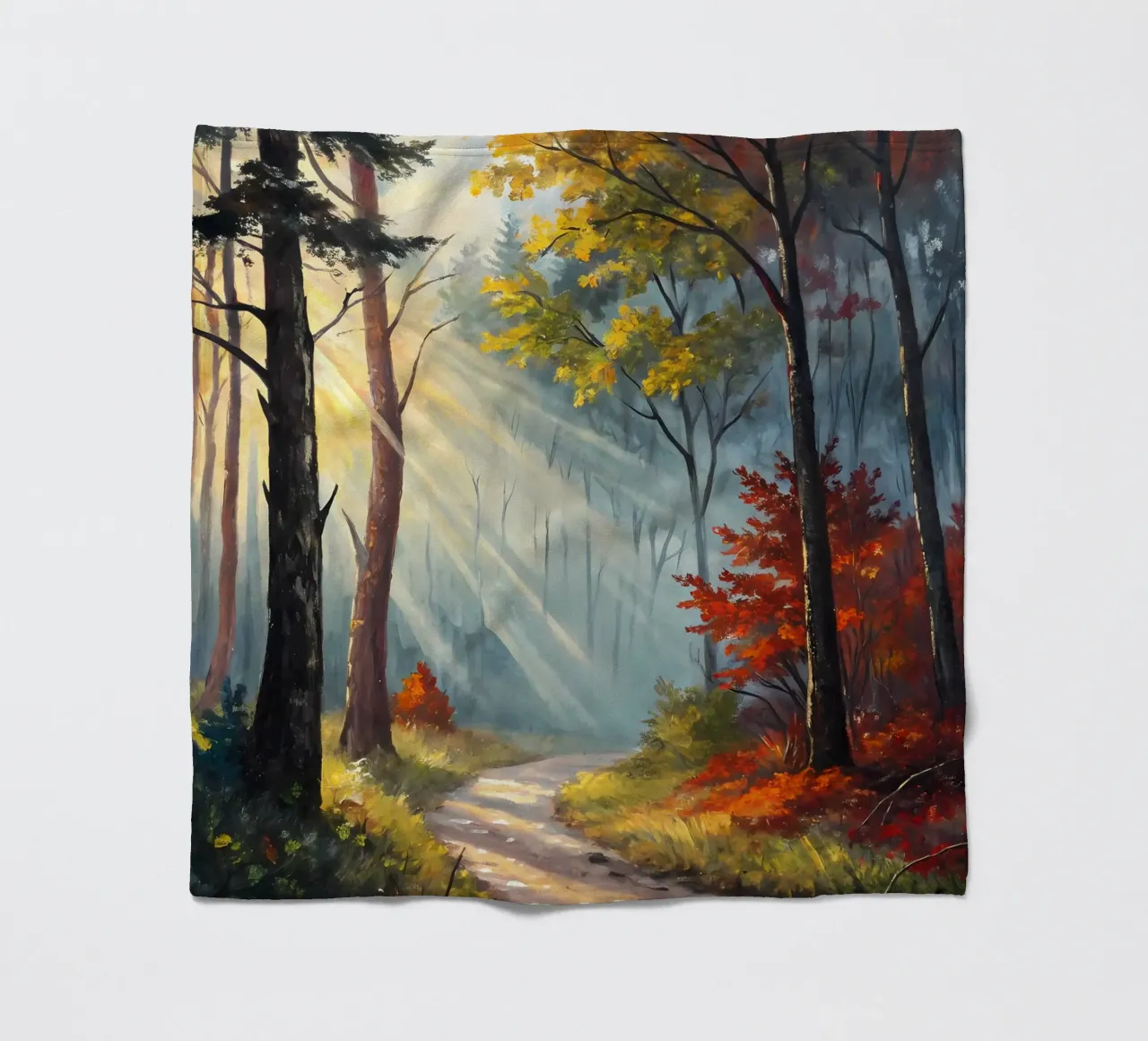 Das Flüstern des Herbstlichts Fleecedecke von Artistic-shop