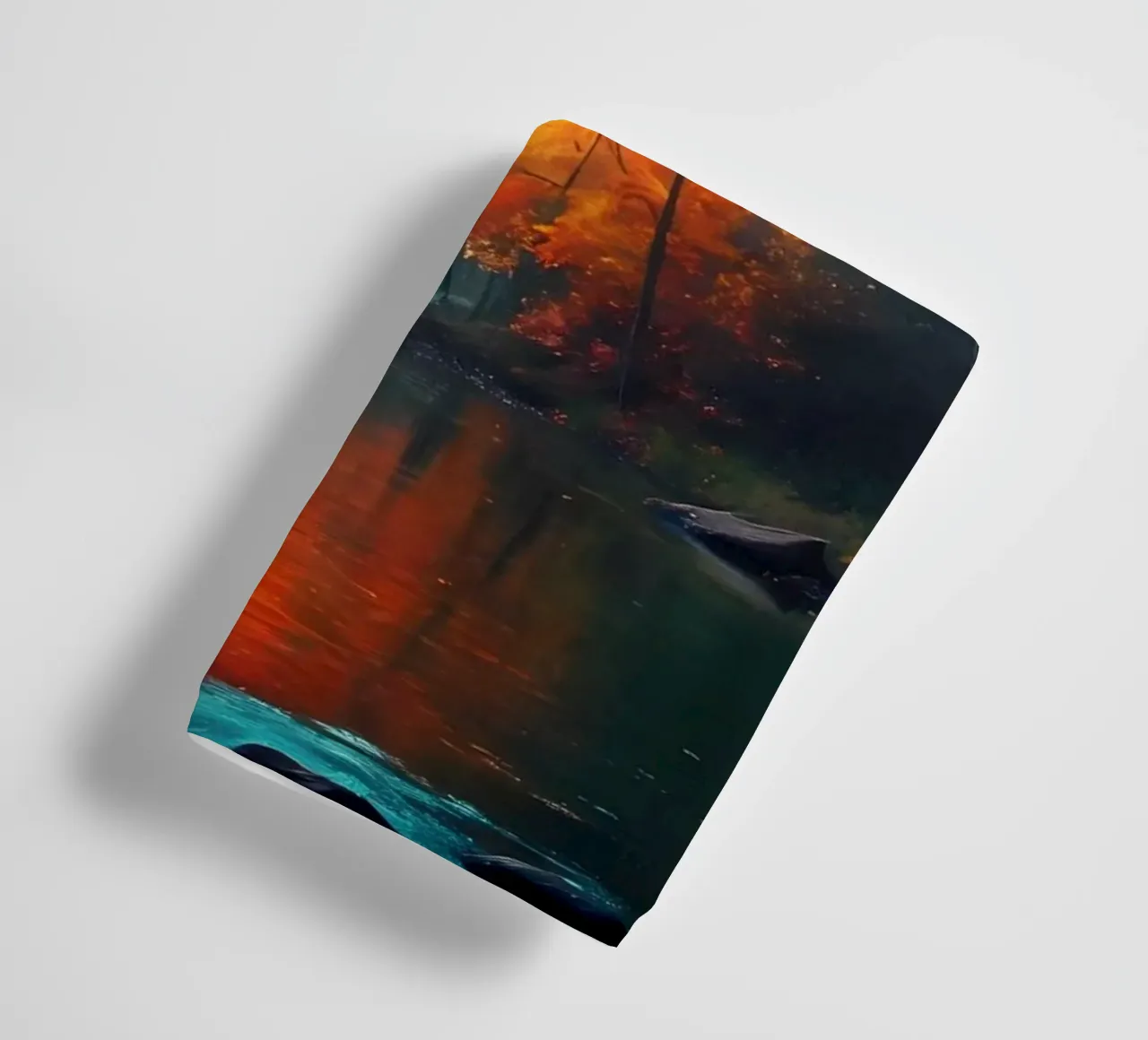 Autumn's Golden Path towel by Artistic-shop