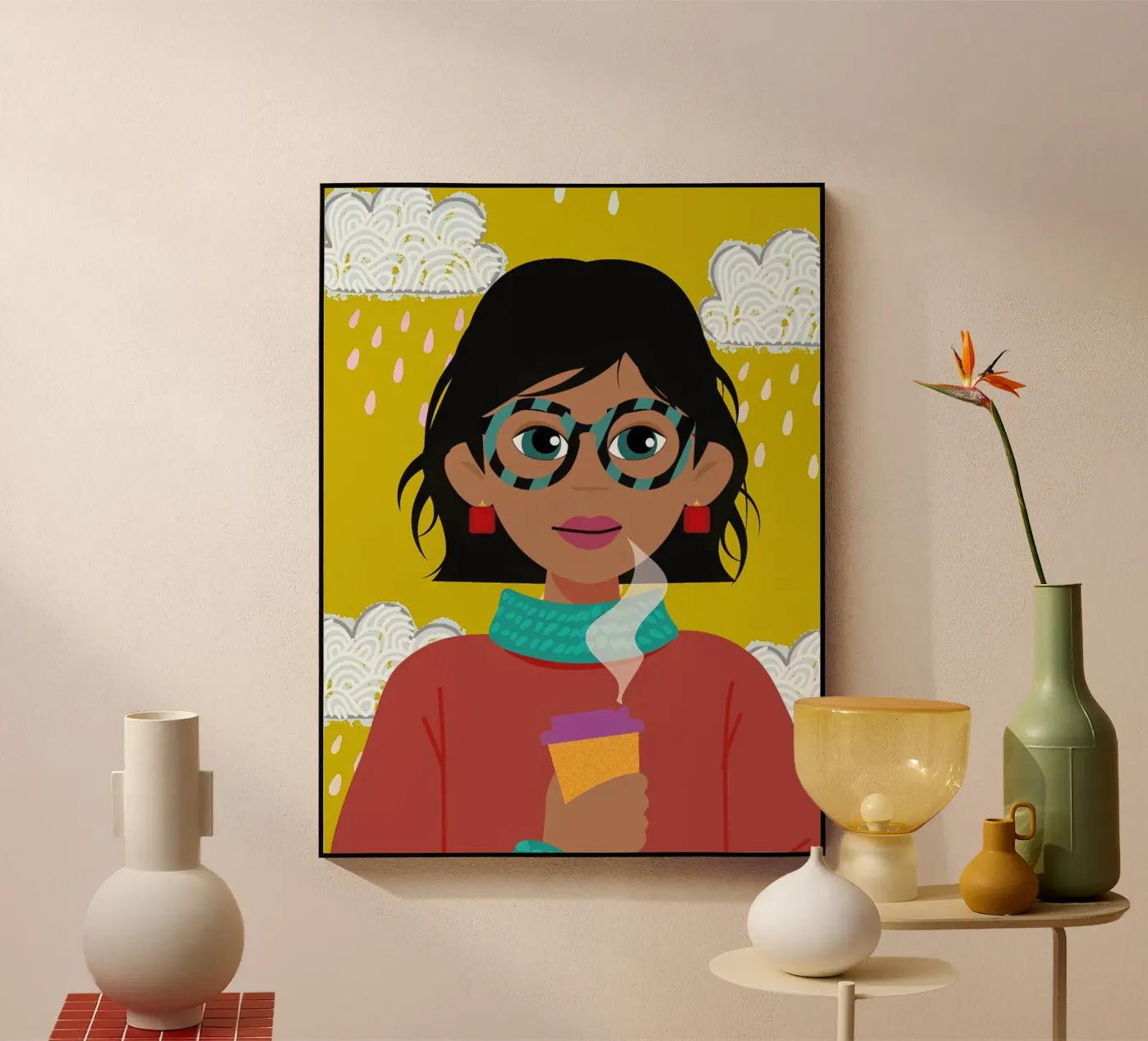Valentina Acryl-Glas von estelle