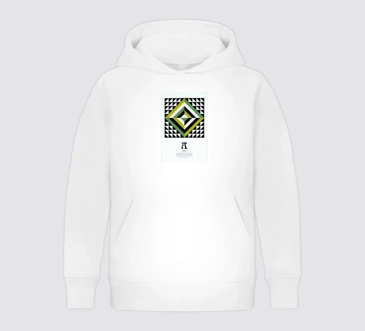 A - Art Nouveau felpa bambino con cappuccio da The True Type
