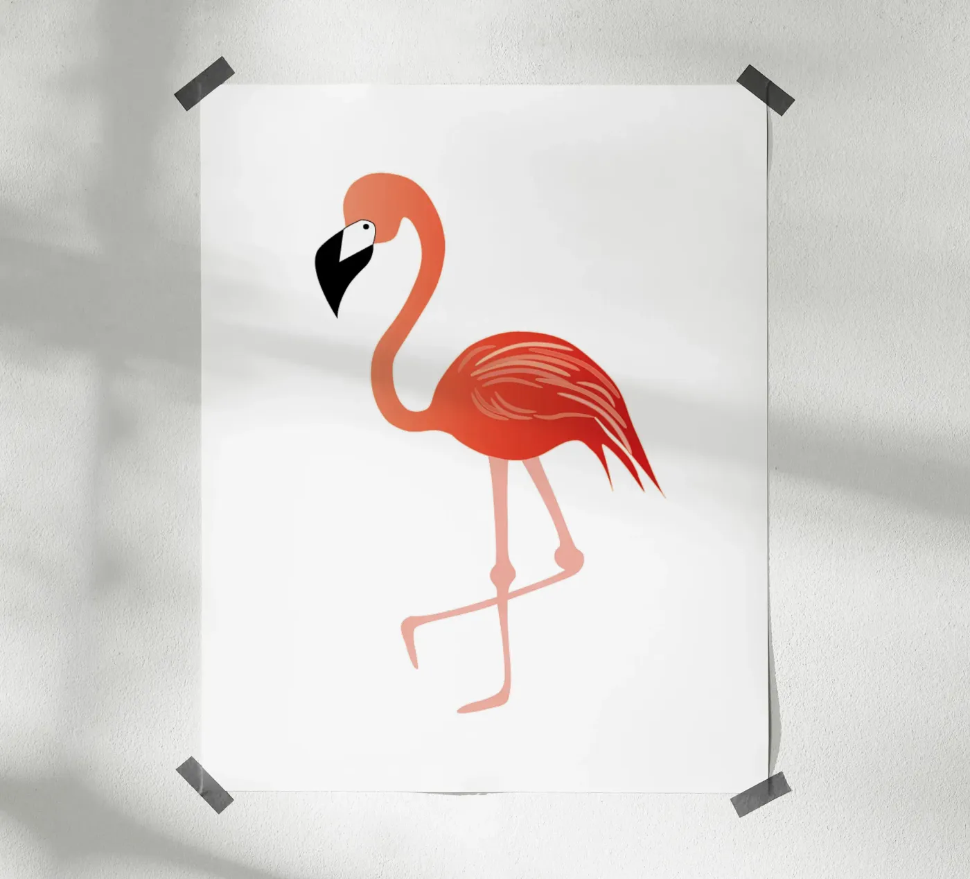 Flamingo Gerti poster da SunflowerDE
