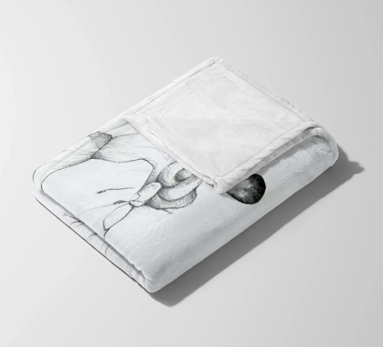 Leia Fleecedecke von Marina Guiu