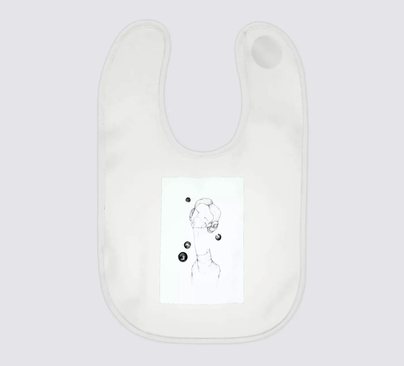 Leia Babylätzchen von Marina Guiu