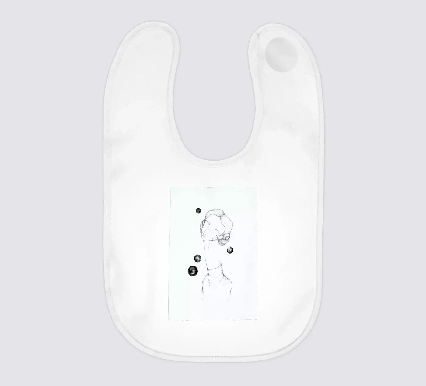 Leia Babylätzchen von Marina Guiu