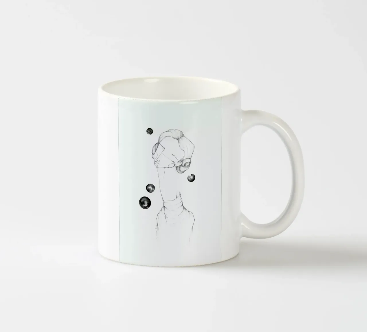 Leia tazza in ceramica da Marina Guiu