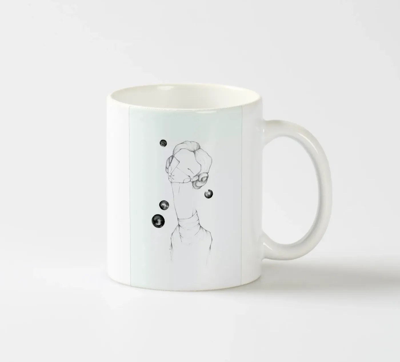 Leia ceramic mug by Marina Guiu
