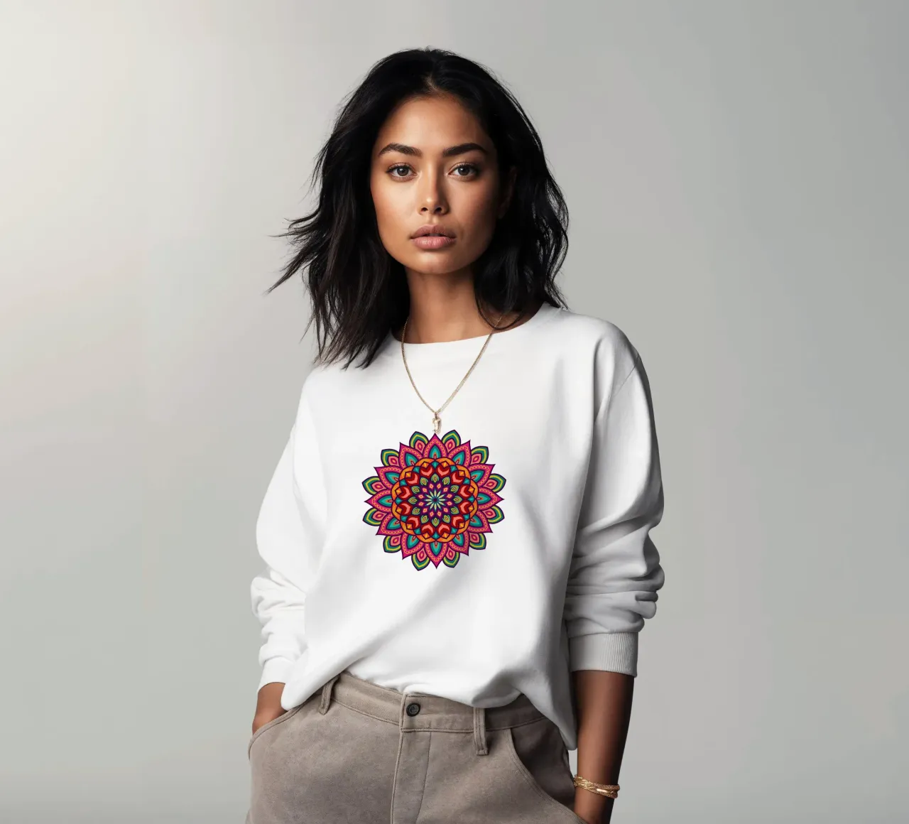 Ethnic Mandala sweatshirt by Spiritual Touch
