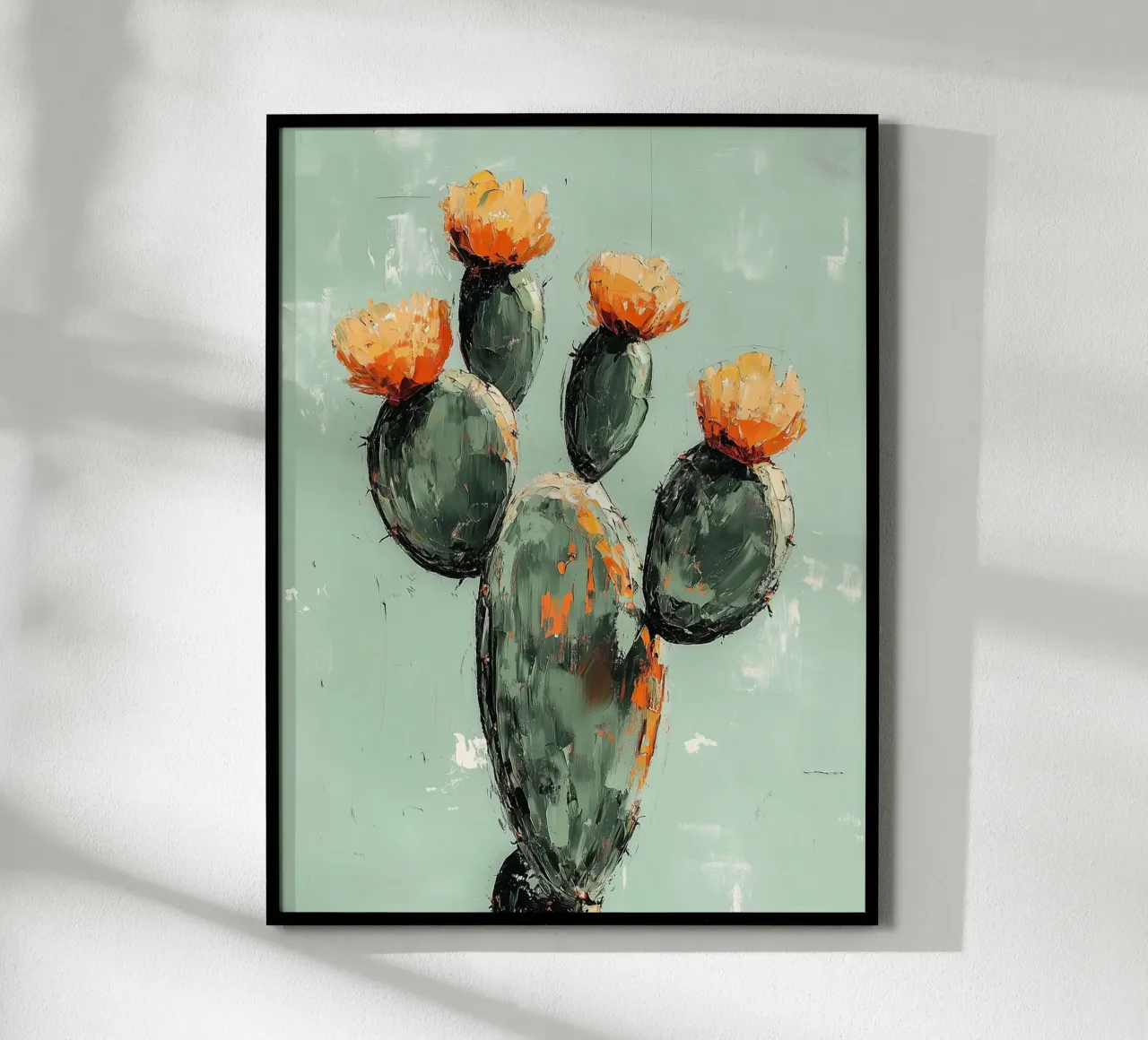 Cactus in fiore carta hahnemühle da Flora & Horizon