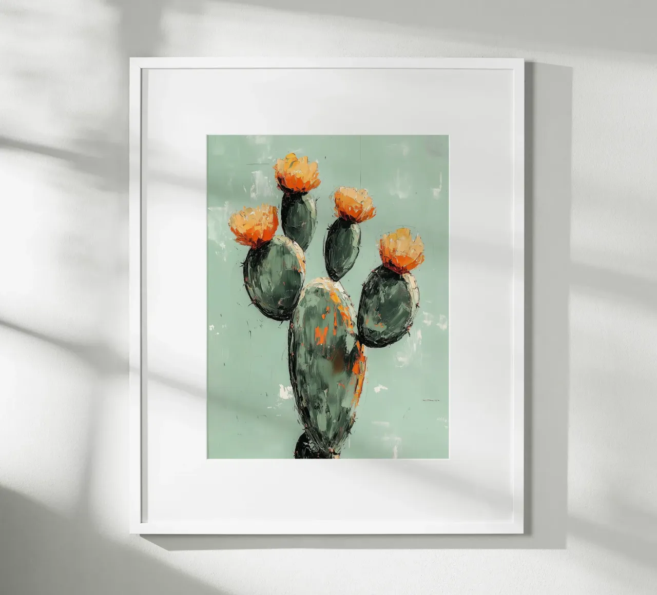 Cactus in fiore carta hahnemühle da Flora & Horizon