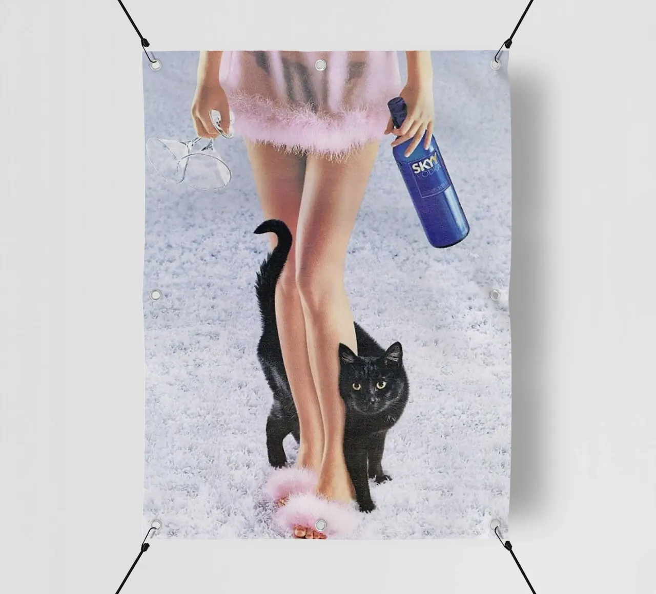 Lets Party My Cat telo in pvc da Attaboy Dsgn