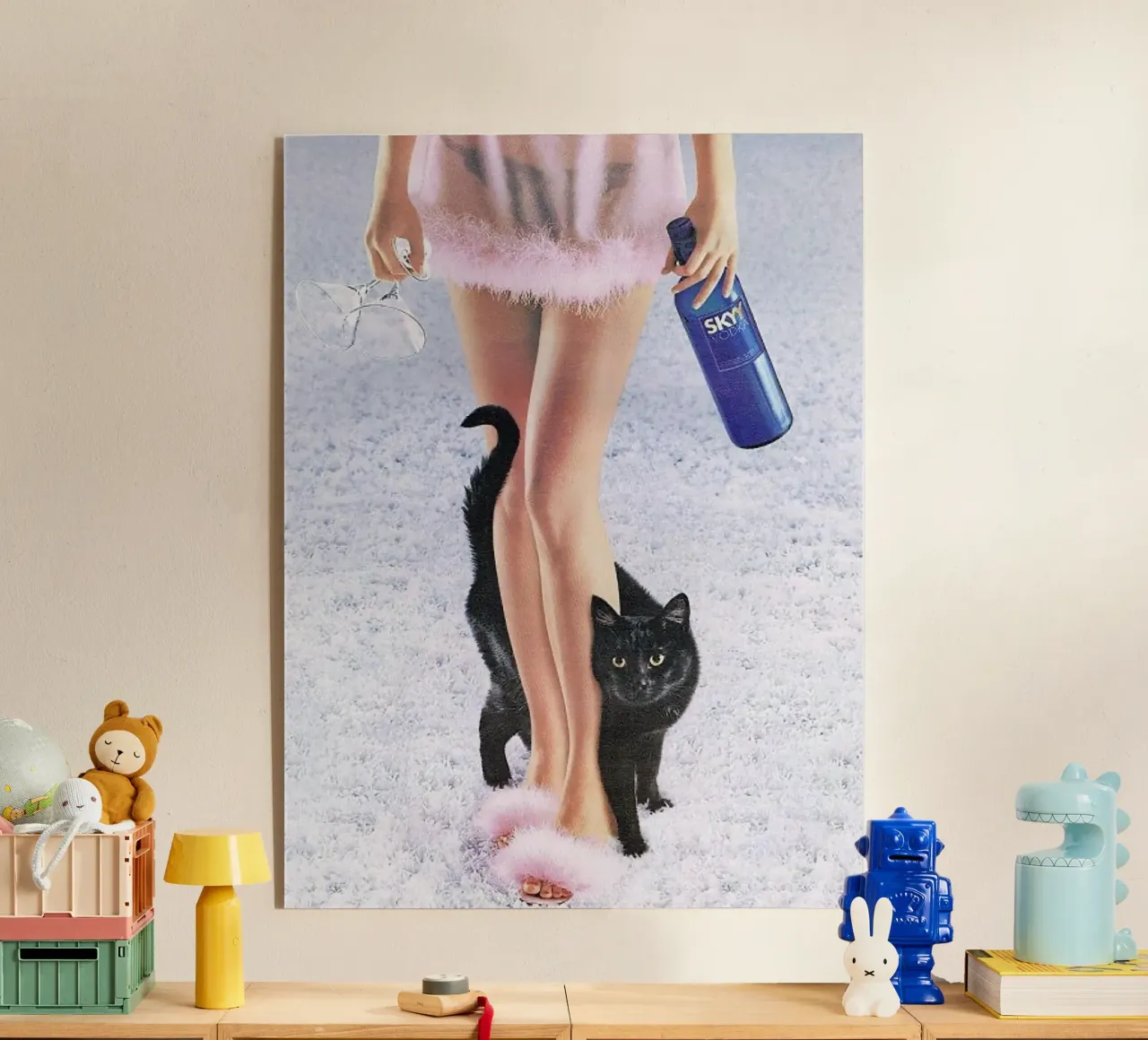 Lets Party My Cat plexiglass da Attaboy Dsgn