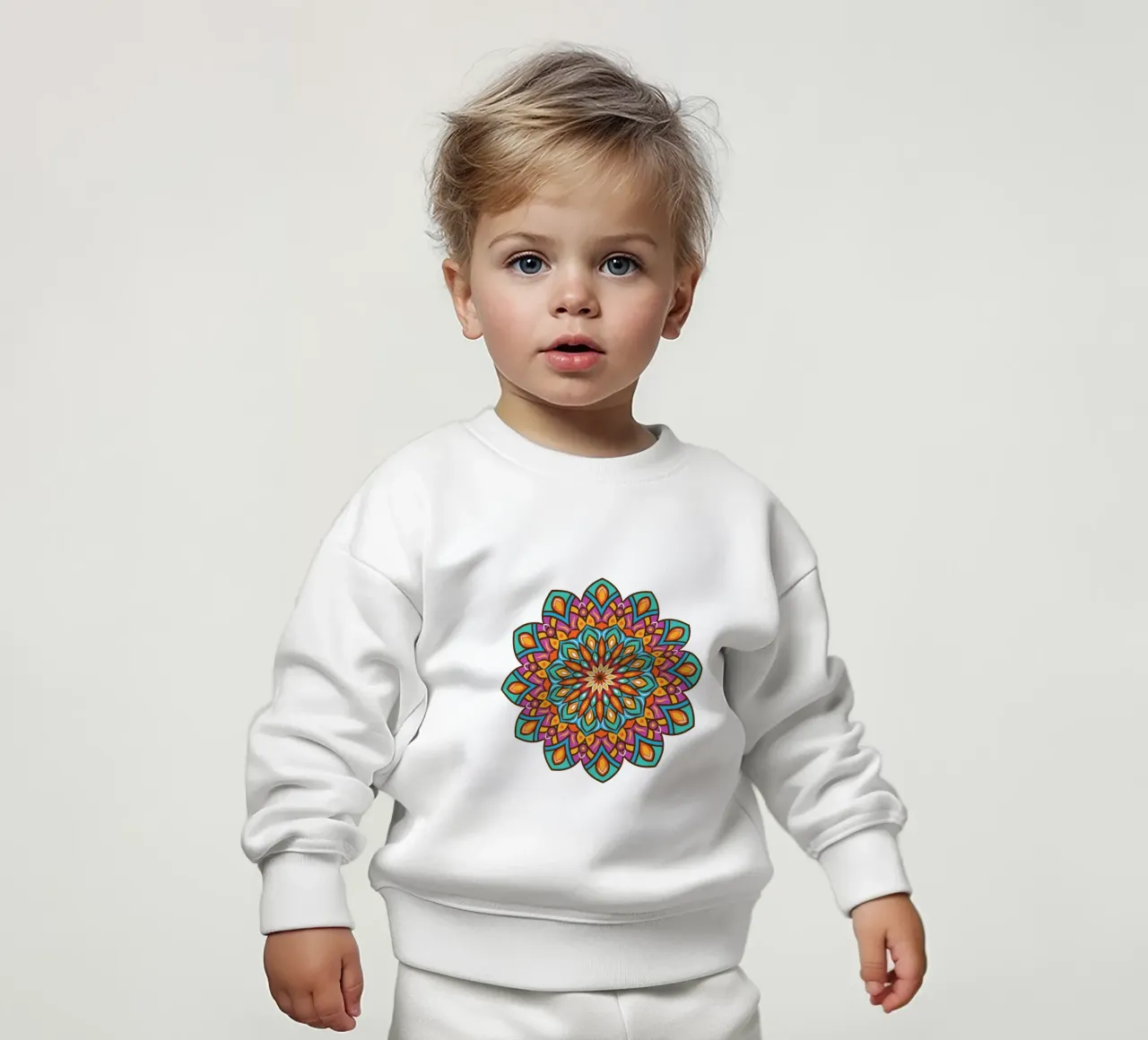 Mandala etnico felpa neonato da Spiritual Touch