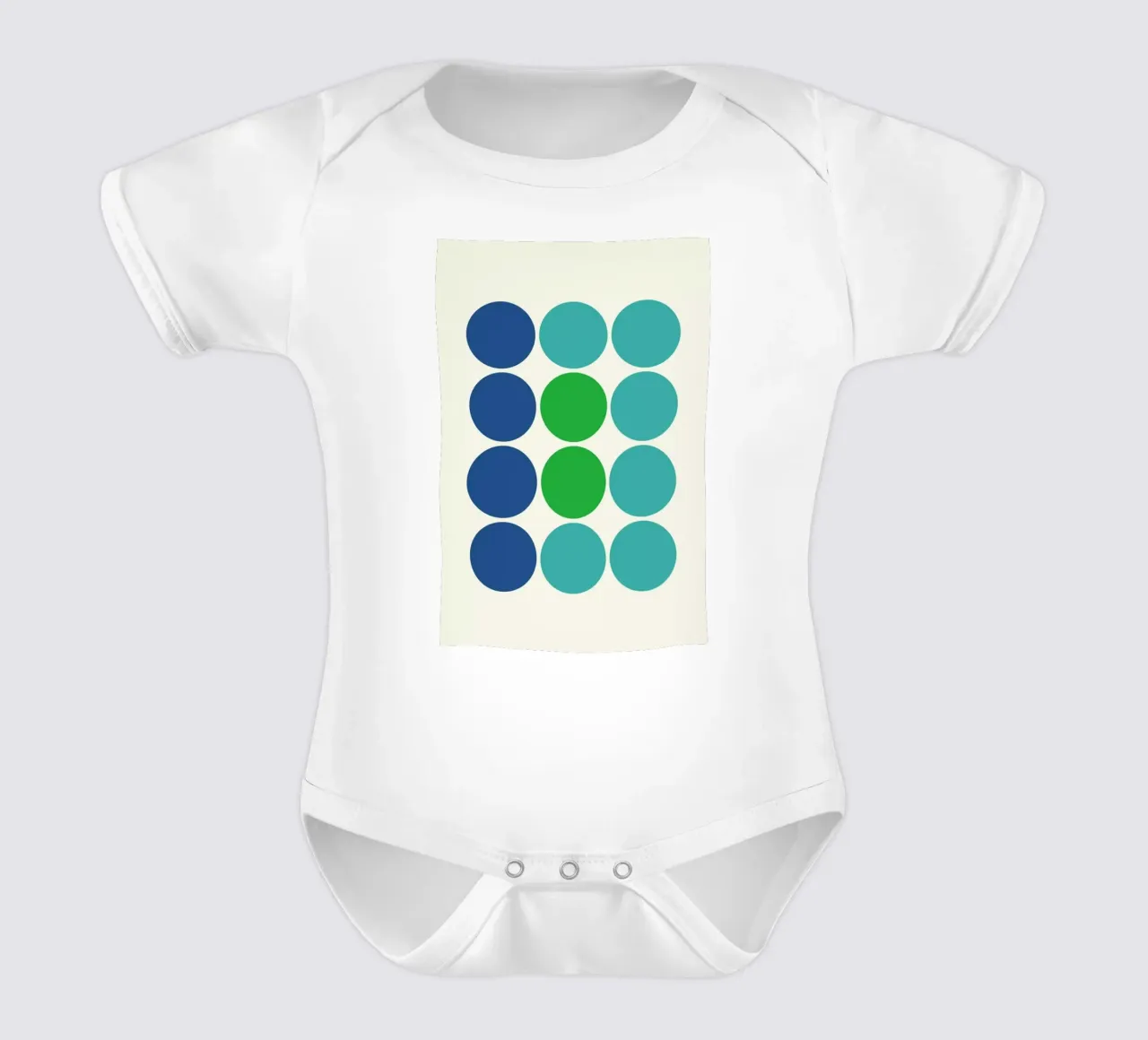 Cold Ludo short-sleeve baby romper by Bo Lundberg