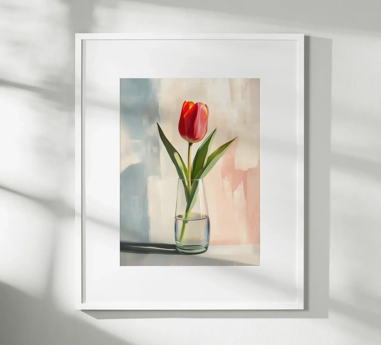 Solitaire tulp poster van Flora & Horizon