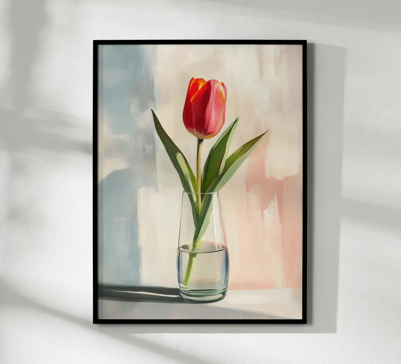 Solitaire tulp poster van Flora & Horizon