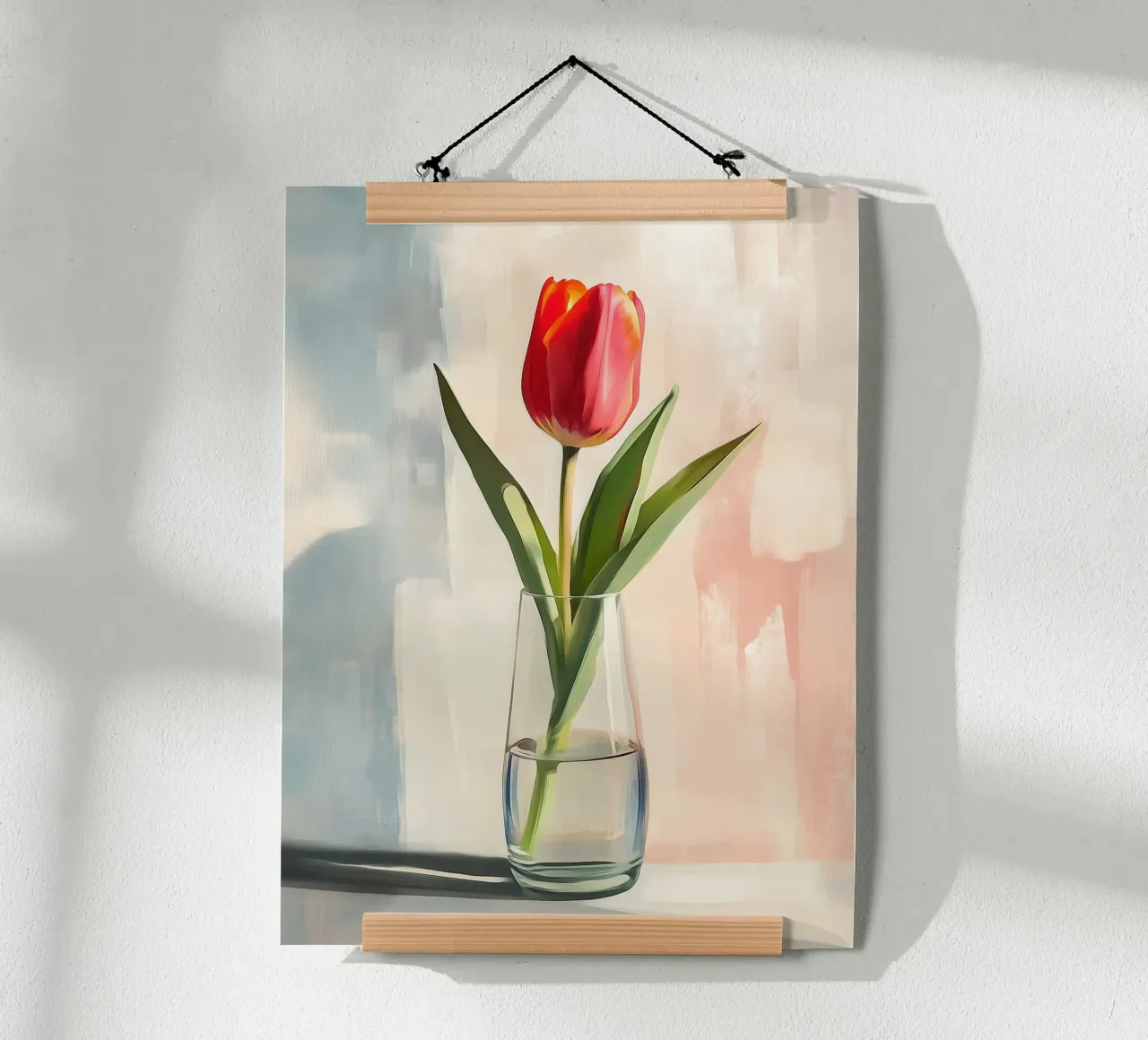 Solitaire tulp poster van Flora & Horizon